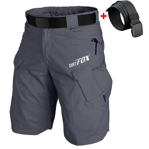 Cargo Shorts Camo Urban Tactical With FREE Belt