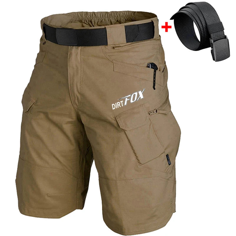 Cargo Shorts Camo Urban Tactical With FREE Belt