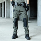 Tactical Camo Cargo Pants Workwear PPE Reinforced Knee Padding