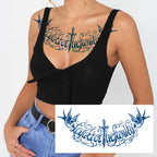 Temporary Body Tattoo Semi Permanent Fake Tatt Body Art