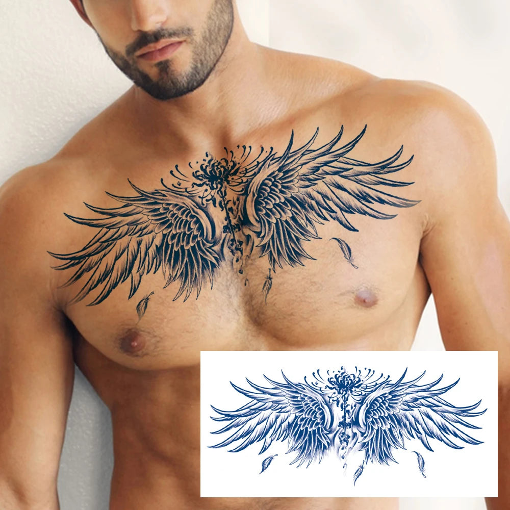 Temporary Body Tattoo Semi Permanent Fake Tatt Body Art