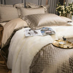 Hotel Quality "The Penthouse" Bedding Sheets Set 1000TC Cotton-Satin Doona Quilt Cover King Queen