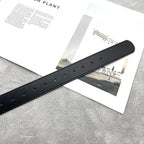 The Dagger Cross | Vintage Gothic Chrome Buckle Belt