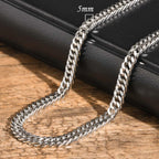 Thick Chunky Cuban Chain Necklace