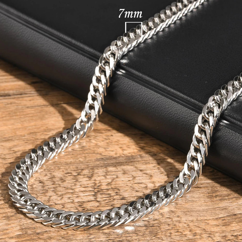 Thick Chunky Cuban Chain Necklace