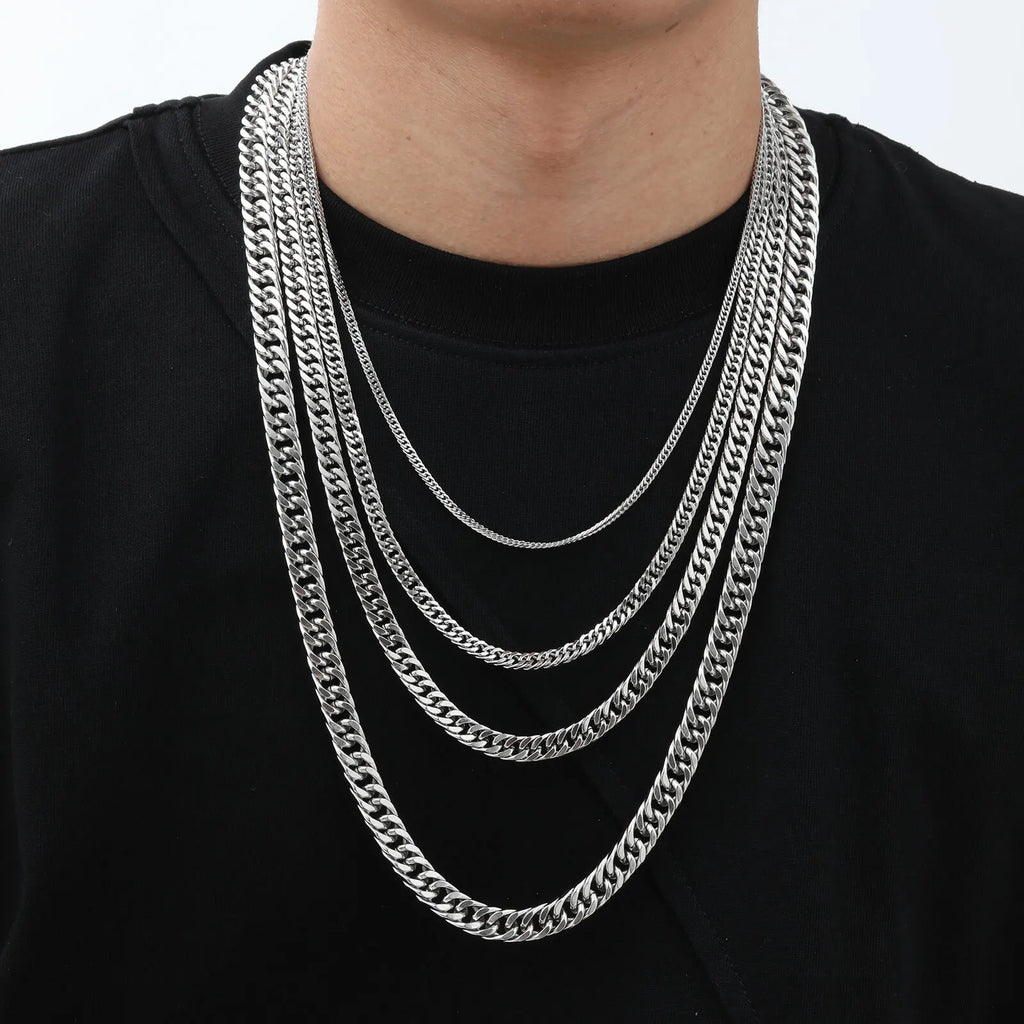 Thick Chunky Cuban Chain Necklace