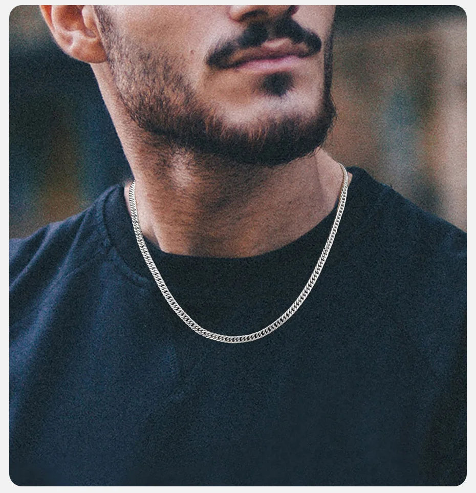 Thick Chunky Cuban Chain Necklace