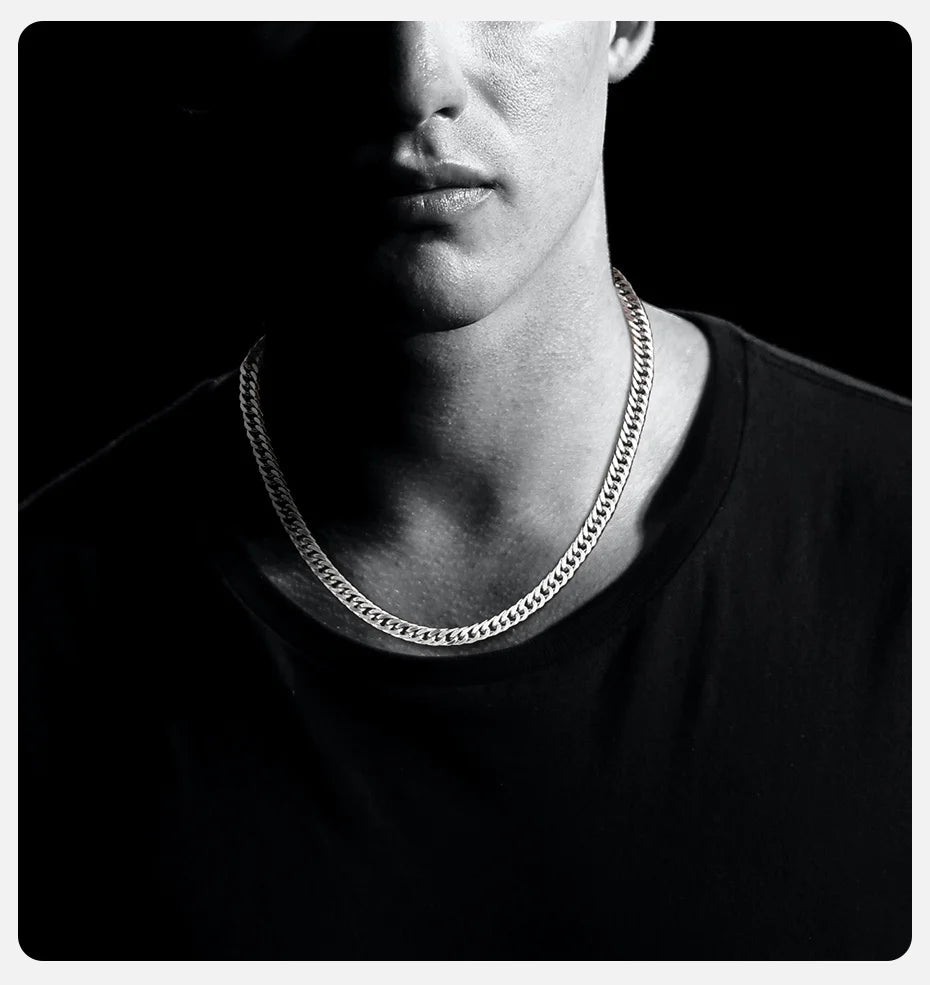 Thick Chunky Cuban Chain Necklace