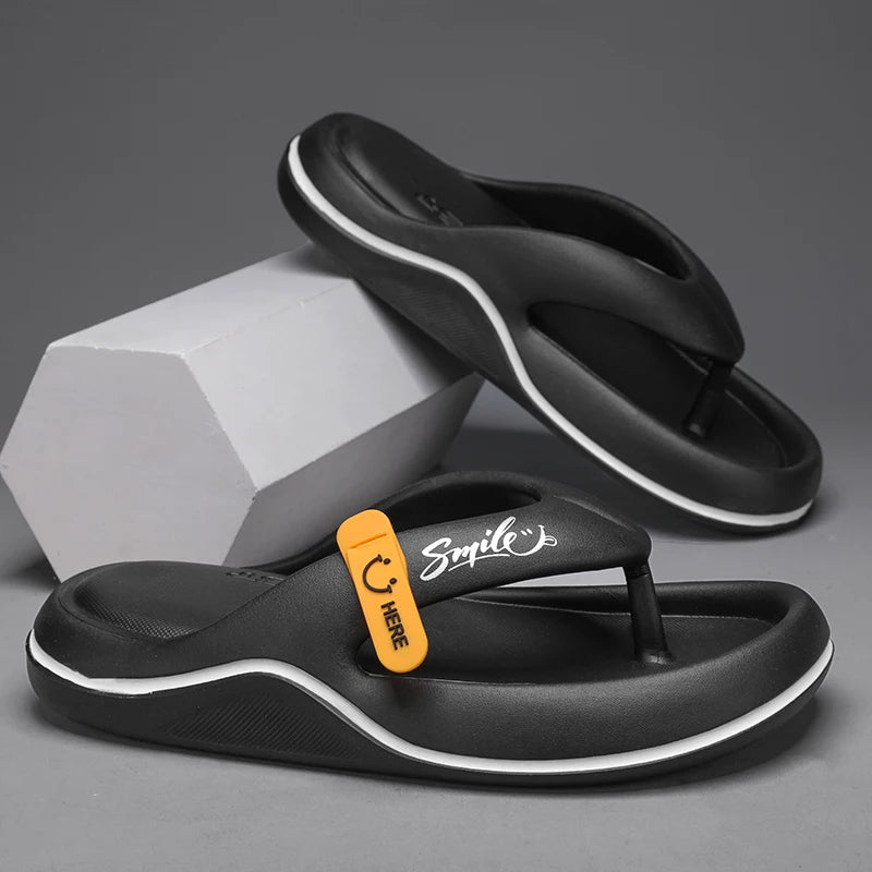 Flip-Flops Summer Beach Slides Casual Non-Slip Bathroom Shoes