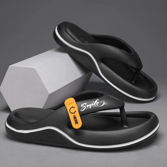 Snug Fit Beach Thick Flip Flops Summer Thongs Non-Slip