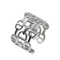 Three Chain Ring Open Adjustable Chrome Titanium Steel