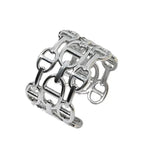 Three Chain Ring Open Adjustable Chrome Titanium Steel