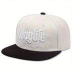 Cap with 'Thug Life Outlaw' text on a white background