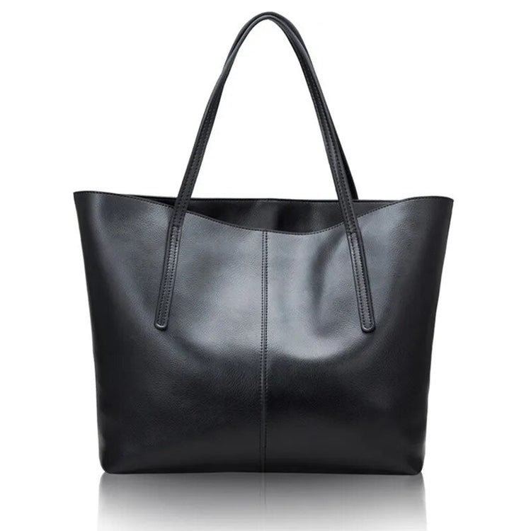 Tote Handbag Genuine Leather Large-Capacity Office Bucket Bag Women's-Keep Melbourne Marvellous Official Store