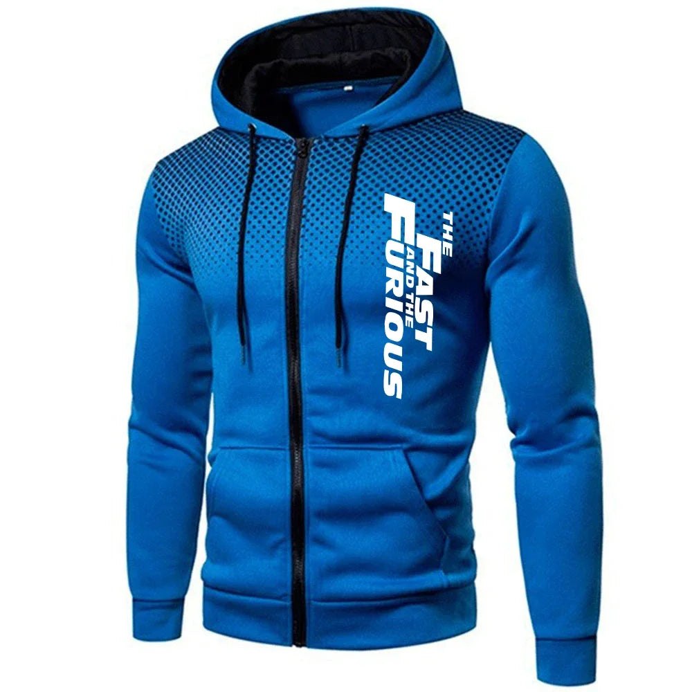 Gym Tracksuit 2pcs Set Fast Furious Hoodie Sweats Workout Outfit