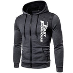 Gym Tracksuit 2pcs Set Fast Furious Hoodie Sweats Workout Outfit