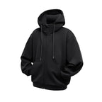 Travel Hoodie With Inbuilt Neck Pillow Inflatable Comfort Invisible Air Cushion