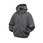 Travel Hoodie With Inbuilt Neck Pillow Inflatable Comfort Invisible Air Cushion
