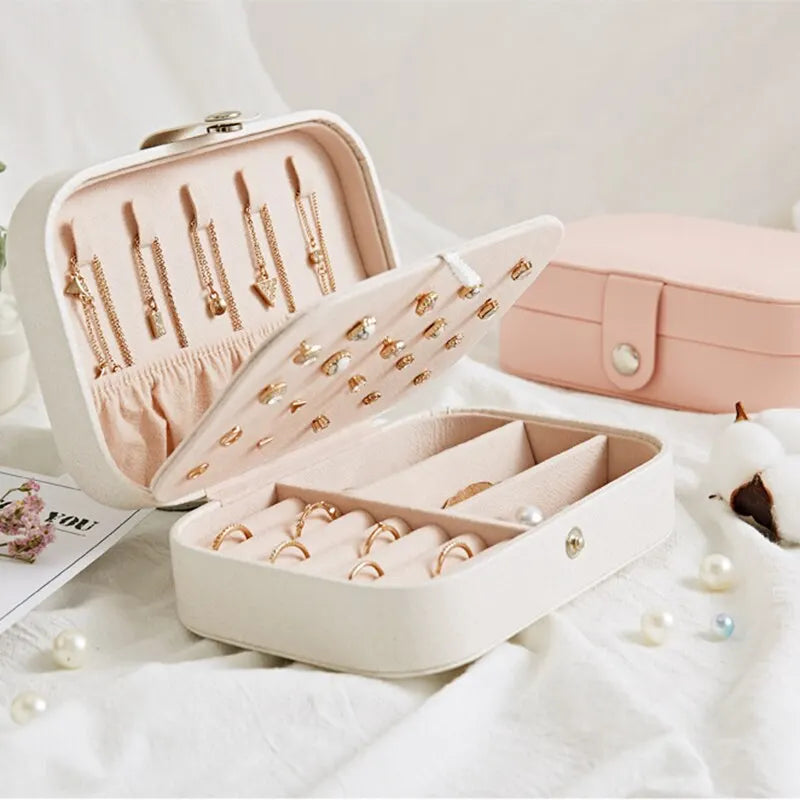 Travel Jewellery Box Storage Beauty Case Portable Organiser