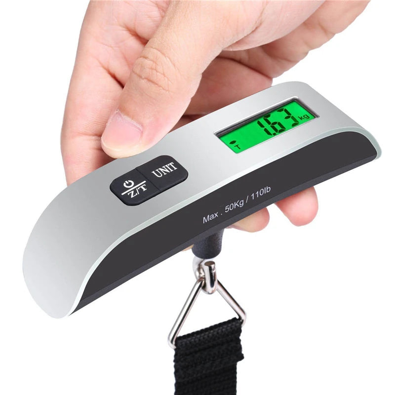 Travel Luggage Scale Portable Digital Hanging Baggage Scales Suitcase Weight Tool