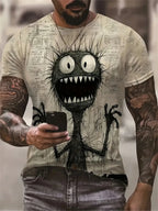 3D Printed Funny Graphic Urban Design T-shirt