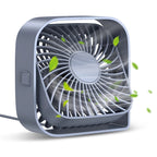 Desk Mini Cooling Fan Personal USB 3-Speed Adjustable Wind Flow
