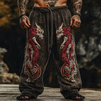 Viking Retro Nordic Totem 3D Print Beach Gym Workout Pants