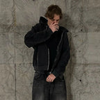 Vine Embroidered Hoodie Gothic Washed Y2K Streetwear