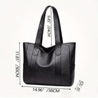 Vintage Large Capacity Classic Tote Handbag Retro Shoulder Bag