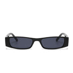 Vintage Slimline Sunglasses Women's Narrow Frame Leopard Retro Look