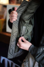 Vintage US Air Force Pilot Jacket Nylon Padded Bomber Flight Outwear