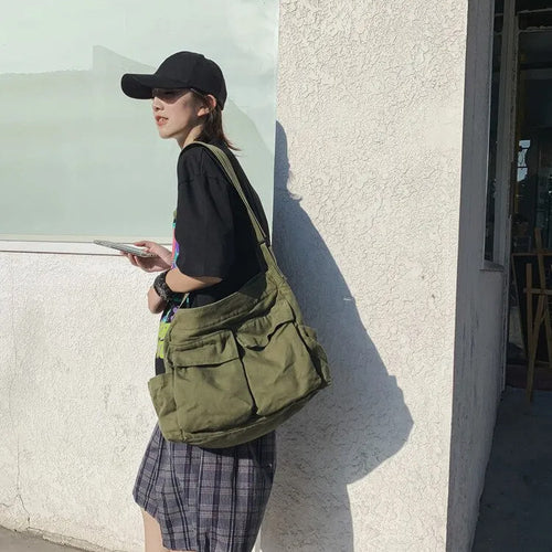 Back To School Students Shoulder Messenger Crossbody Bag
