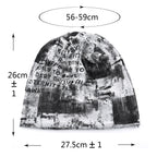 Vintage Beanie Grunge Distressed Streetwear Design