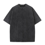 Vintage Acid Washed Heavyweight 230g Cotton Large Size T-shirt