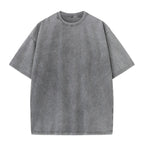 Vintage Acid Washed Heavyweight 230g Cotton Large Size T-shirt