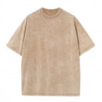 Vintage Acid Washed Heavyweight 230g Cotton Large Size T-shirt