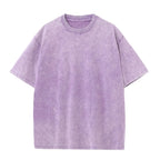 Vintage Acid Washed Heavyweight 230g Cotton Large Size T-shirt