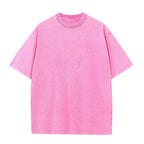 Vintage Acid Washed Heavyweight 230g Cotton Large Size T-shirt