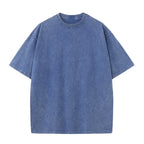 Vintage Acid Washed Heavyweight 230g Cotton Large Size T-shirt