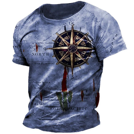Vintage T-shirt Printed Nautical Sailing Ocean Sea Streetwear Summer-Keep Melbourne Marvellous Official Store