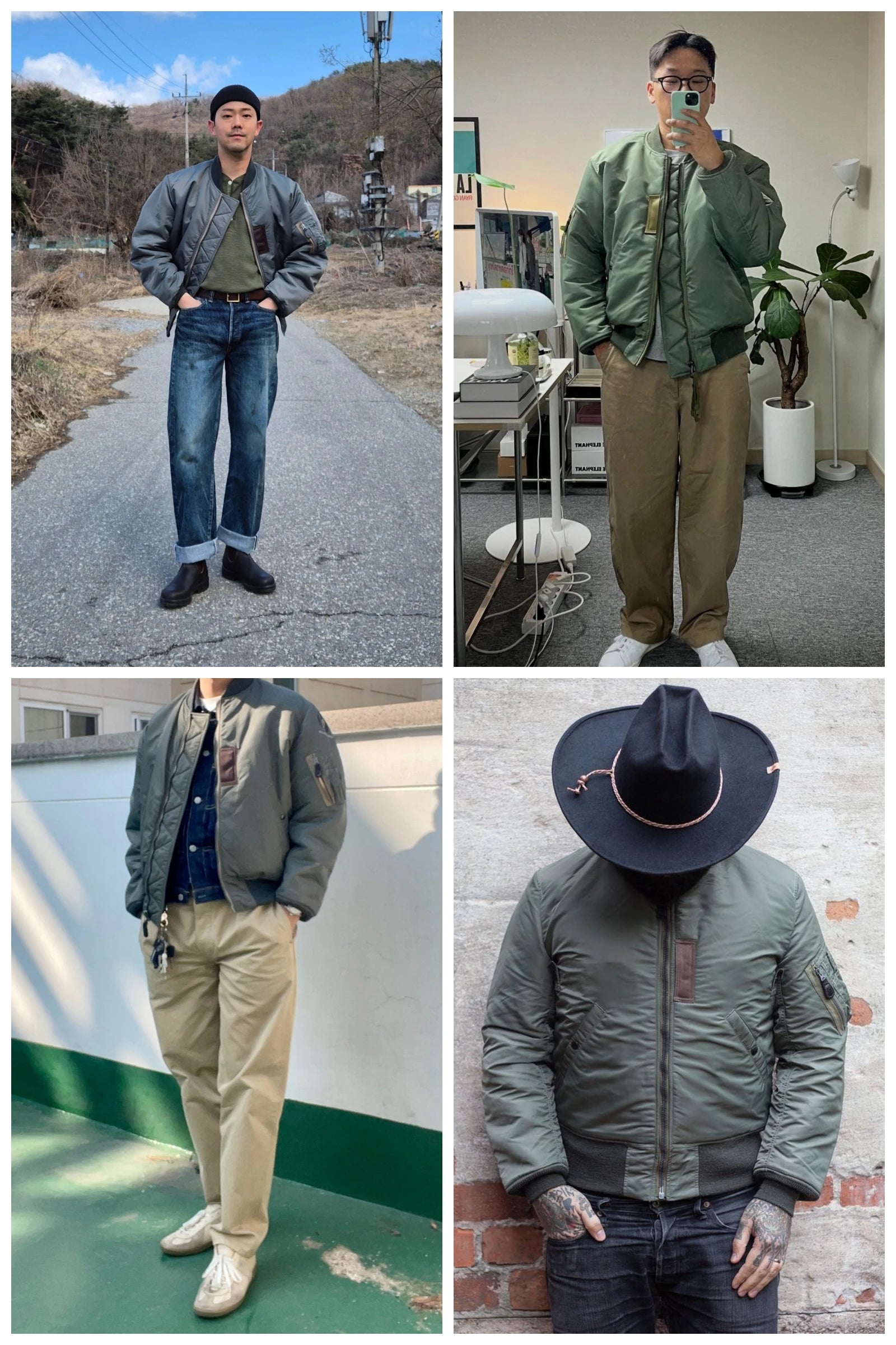 Vintage US Air Force Pilot Jacket Nylon Padded Bomber Flight Outwear