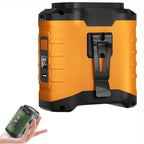 Orange air cooling fan that wear on your belt or hang from your neck with a lanyard.