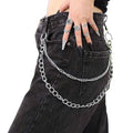 Wallet Chain Punk Metal Layered Jeans Waist Keychain