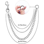 Wallet Chain Punk Metal Layered Jeans Waist Keychain