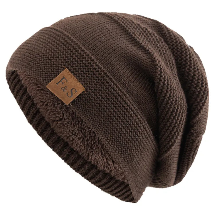 Warm Slouchy Beanie Baggy Hat Velvet-Lined Winter Skully-Keep Melbourne Marvellous Official Store