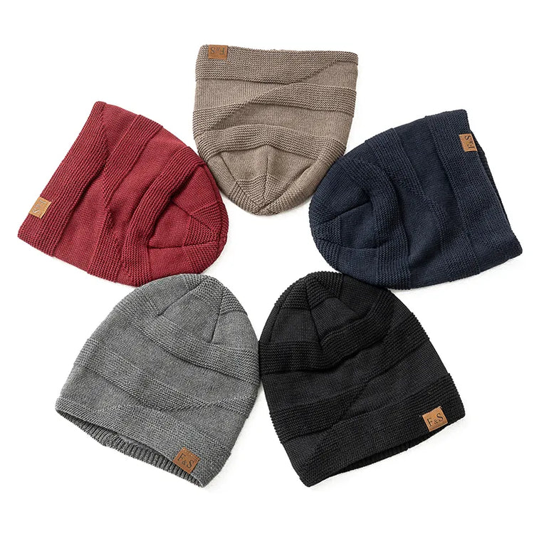 Warm Slouchy Beanie Baggy Hat Velvet-Lined Winter Skully-Keep Melbourne Marvellous Official Store