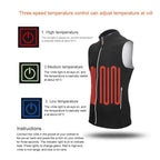 Warm Heated Fleece Vest With Adjustable Temperature Control
