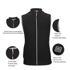 Warm Heated Fleece Vest With Adjustable Temperature Control