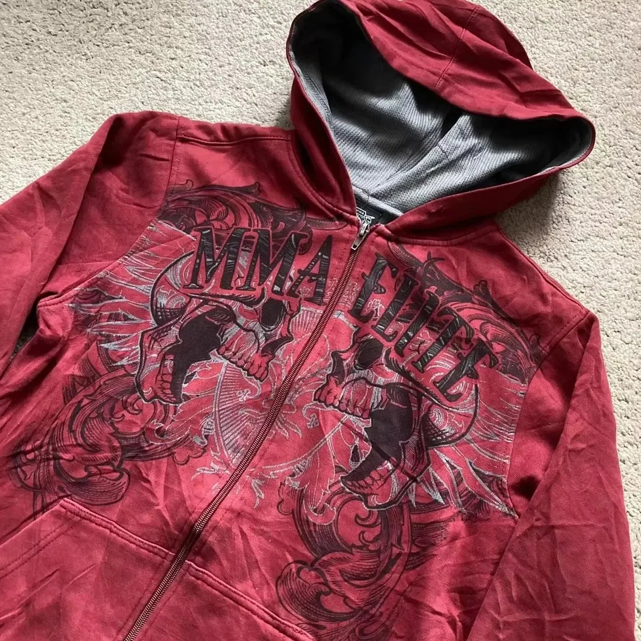 Warrior MMA Elite Punk Hoodie Full Zip Up