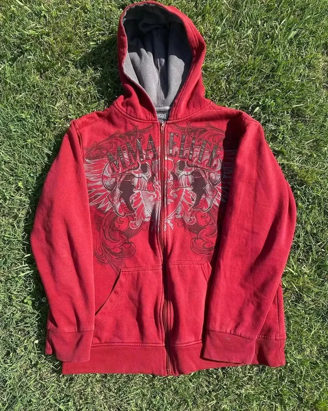 Warrior MMA Elite Punk Hoodie Full Zip Up